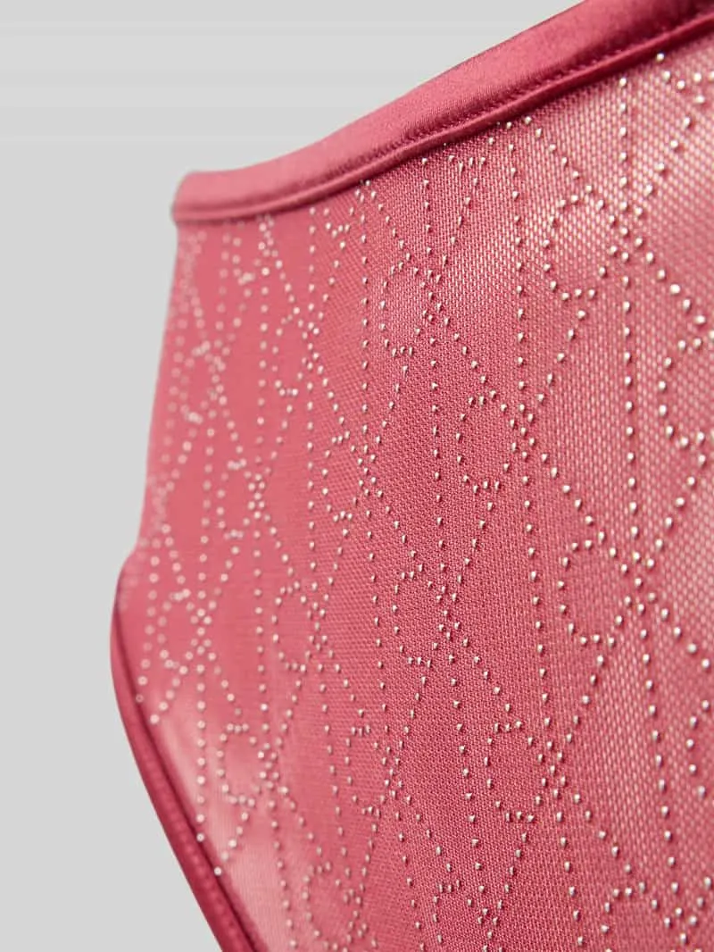 Calvin Klein String met transparante mesh-inzet bordeaux, foto 3