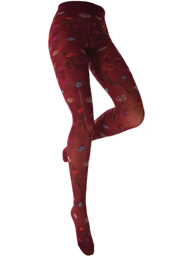 Trasparenze Panty’s/Kousen Trasparenze Collant 80 Denari Platino Rood