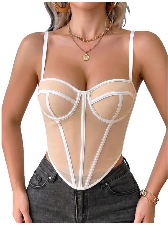 Currero Bodysuit Dames - Shapewear - Bodystocking - Corrigerende Body - Ingebouwde BH - Vormgevend & Afslankend Effect - Bleke Huid