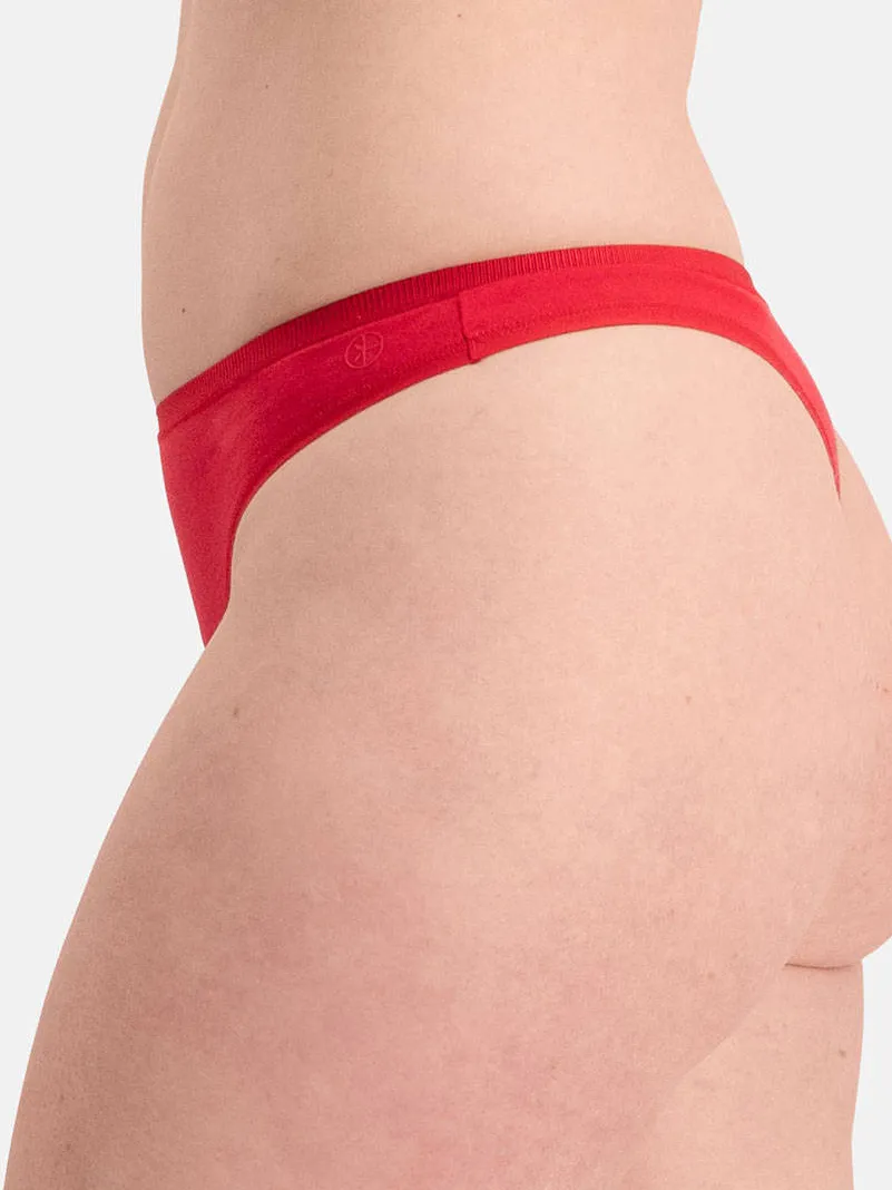 Bamboo Basics Lola string rood, foto 4