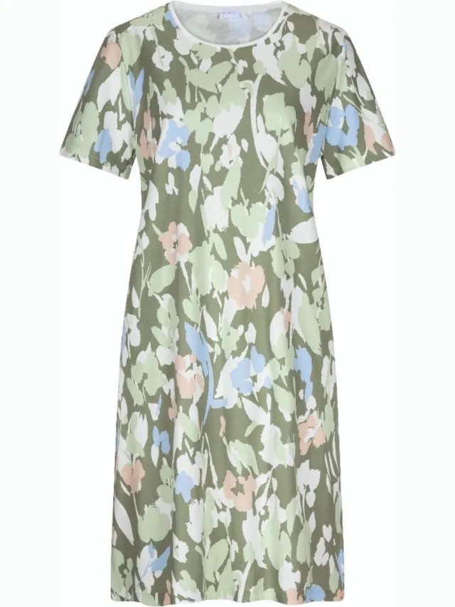 Mey Nachthemd Thilda Dames 11204 - Meerkleurig 43 sage green Dames - 40