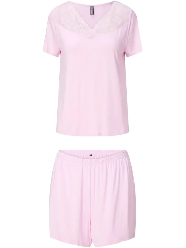 LingaDore Shortama set Lichtroze