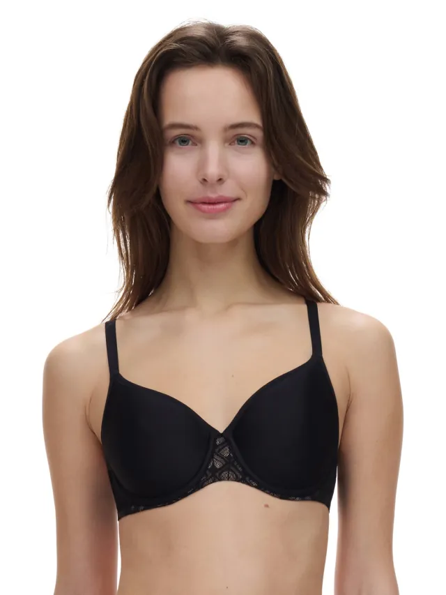 Chantelle EasyFeel Ace voorgevormde T-shirt-bh met beugel zwart, foto 3