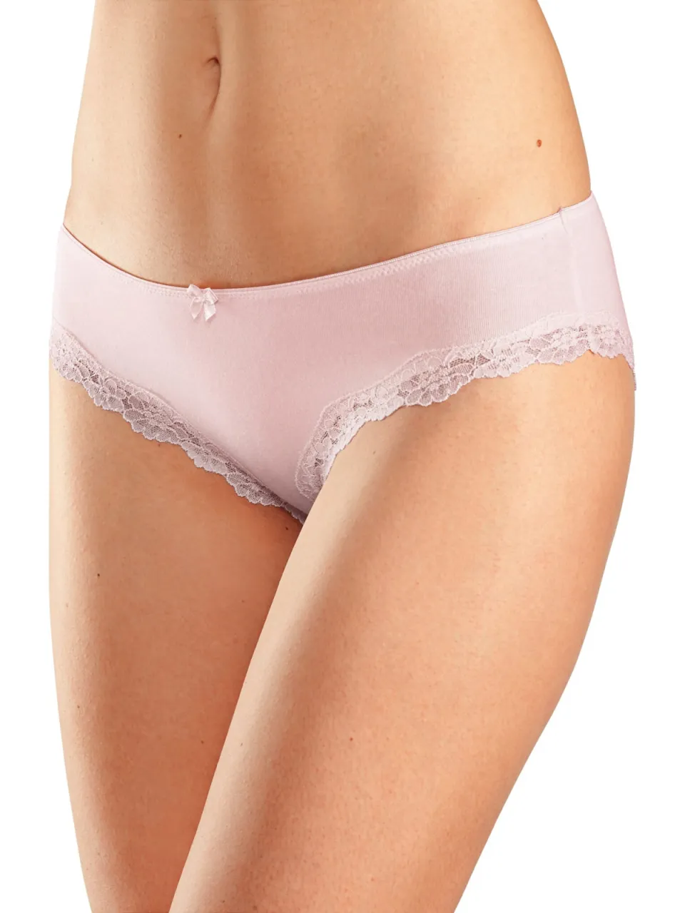 slip roze met kant roze, wit, zwart