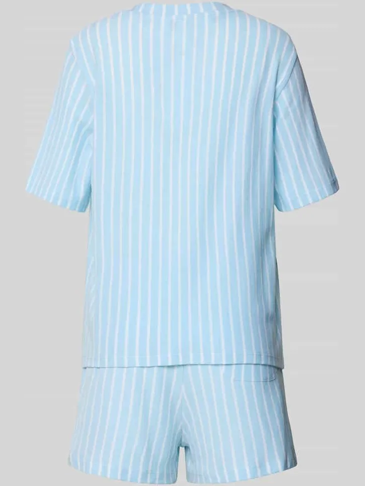 Polo Ralph Lauren Relaxed fit pyjama van katoen-modal-mix lichtblauw, foto 2
