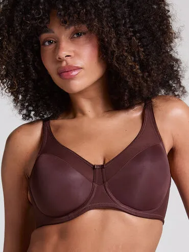 Hunkemöller Niet-voorgevormde minimizer beugel bh Nina Bruin