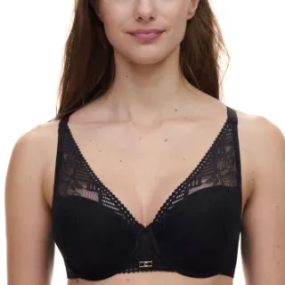 Chantelle Origins Lace plunge-bh zwart Beige,Zwart