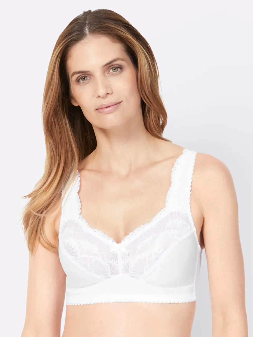 Comfortbeha zonder beugel wit