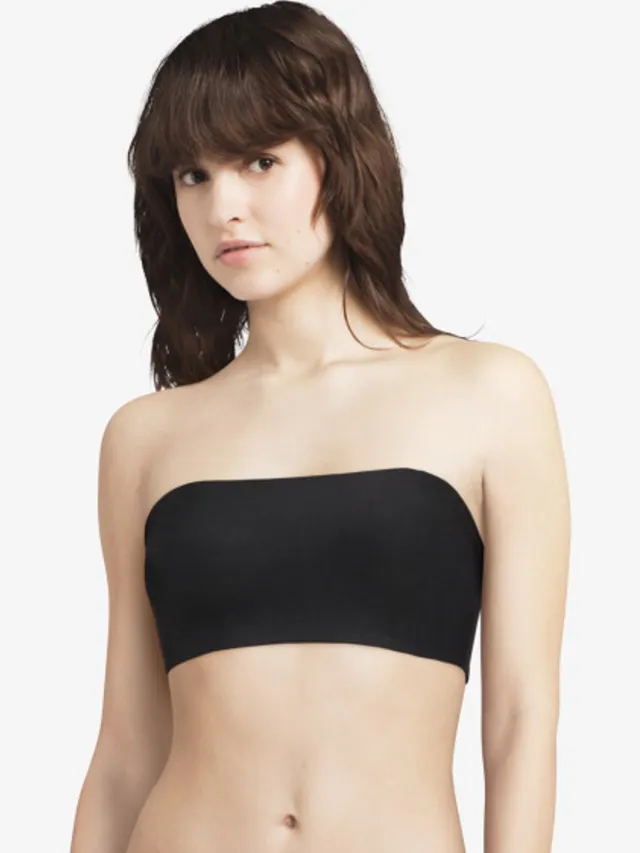 Chantelle SoftStretch - Voorgevormde bandeau bralette - Strapless - naadloos - onzichtbaar - ZWART
