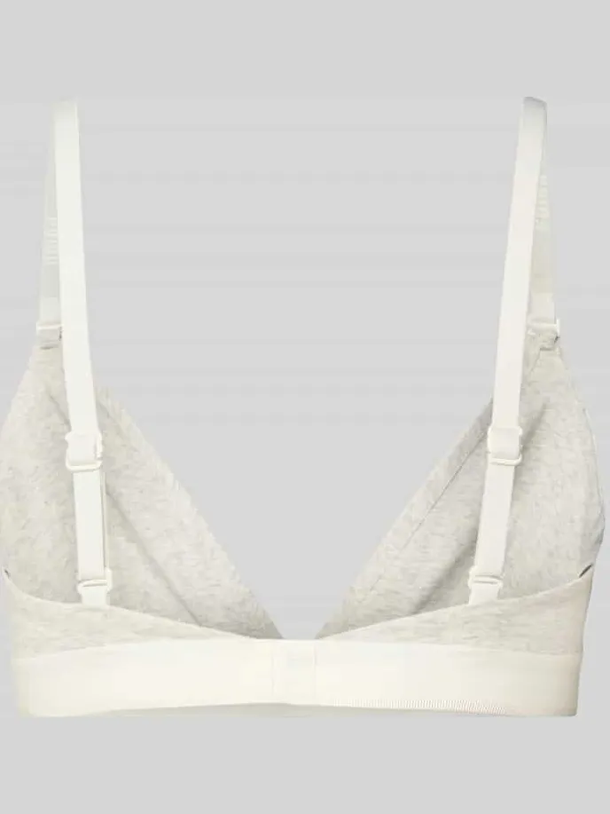 Puma Bralette in triangelvorm met verstelbare bandjes lichtgrijs, foto 2