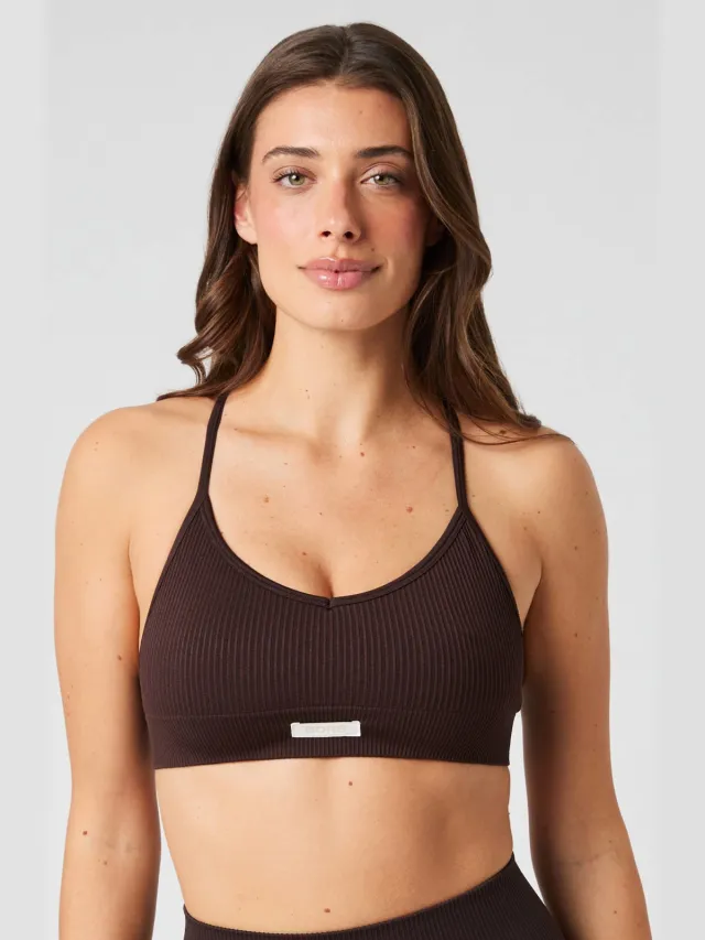 Björn Borg sport-bh light support bruin, foto 2