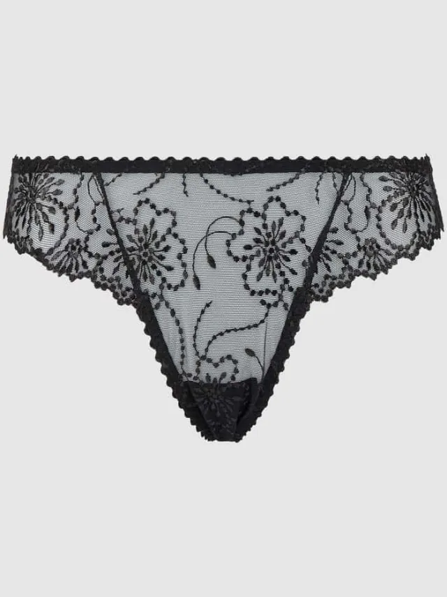 Marie Jo String met kant, model 'Jane' zwart, foto 2