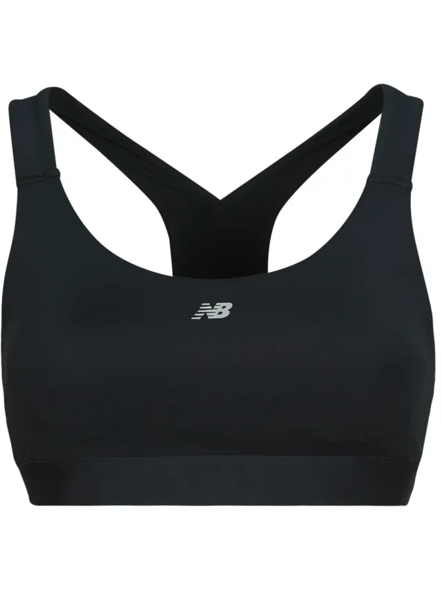 New Balance Sport BH New Balance NB Essential Train Bra Zwart