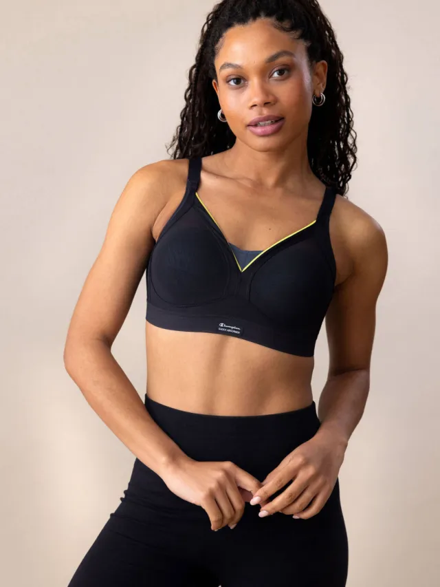 Shock Absorber level 3 sportbh Active Shaped Support zwart