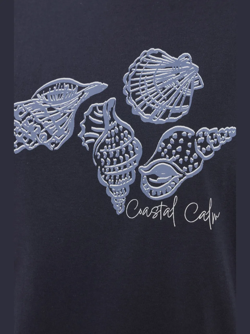 Yours Blauwe 'Coastal Calm' Gestreepte Pyjamaset-48, foto 5