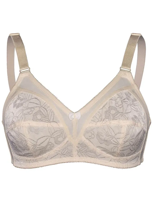 Sassa Zachte BH Glanzende Jacquard Champagne