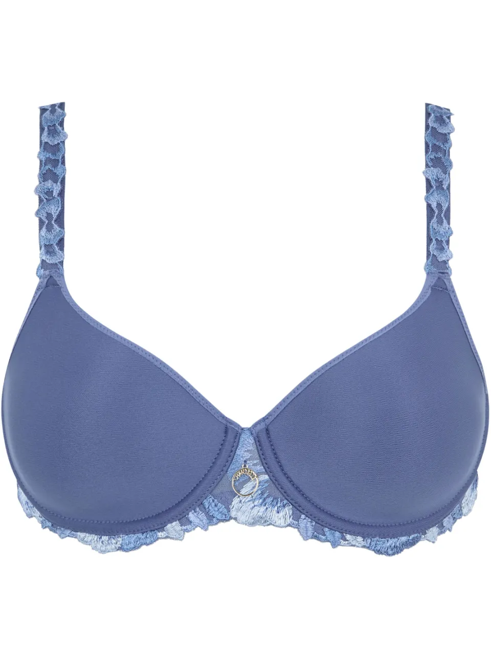 Chantelle Majestic voorgevormde T-shirt-bh met beugel blauw, foto 2