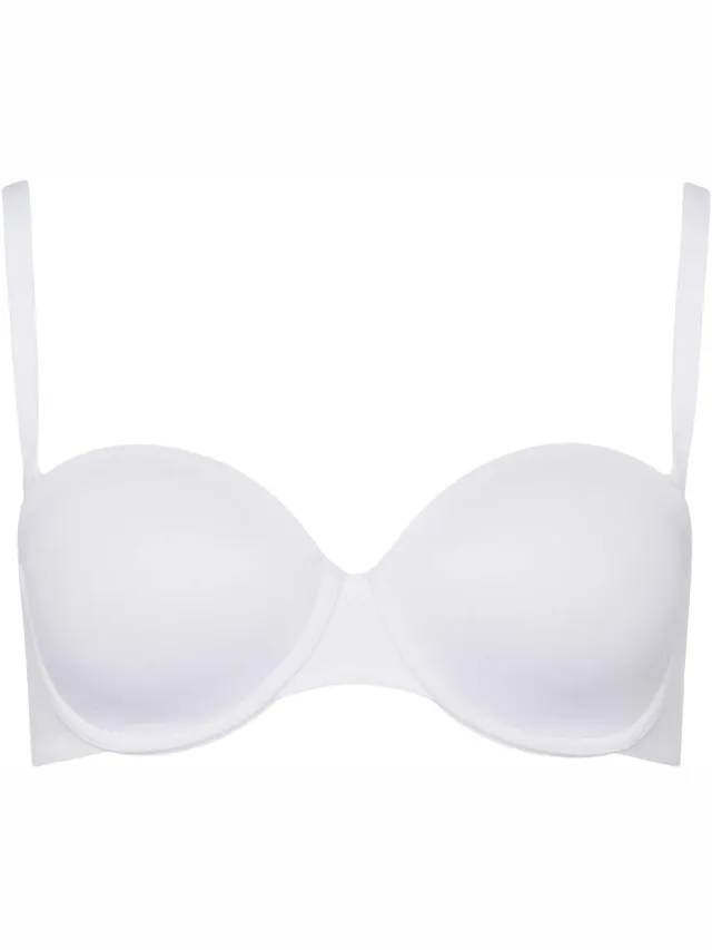 BeeDees T-Shirt BH Stepy Soft WDP Met naadloze cups, gevoerde cups en multiway-bandjes, veelzijdig draagbaar wit