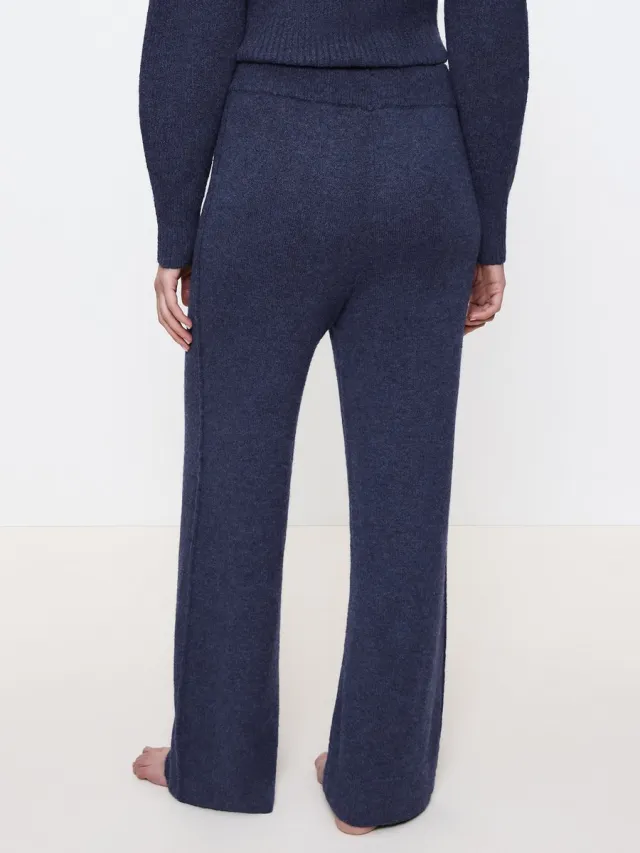Triumph Pyjamahose Amourette Cozy Trousers BLUE - DARK COMBINATION