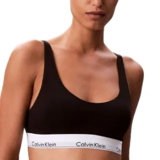 Calvin Klein Icon Cotton Modal lined bralette zwart Zwart,Wit,Grijs