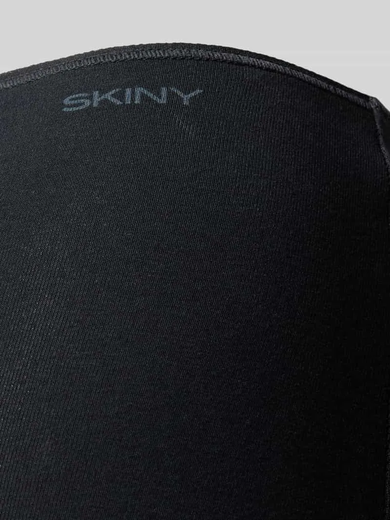 SKINY Broek met labeldetail zwart, foto 3
