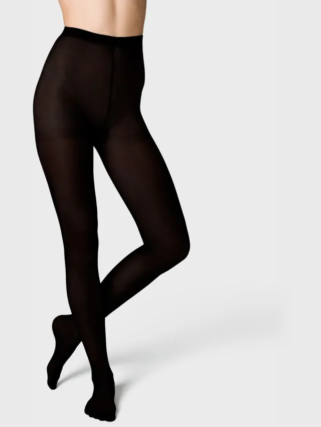 HEMA Panty opaque temp tech 60 denier zwart