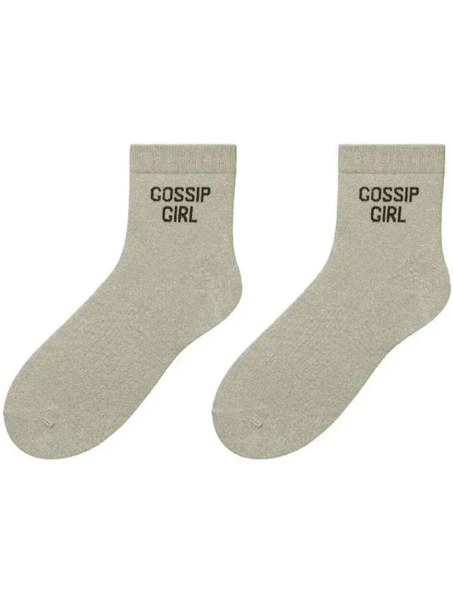 Stella Green Gossip Girl sokken grijs