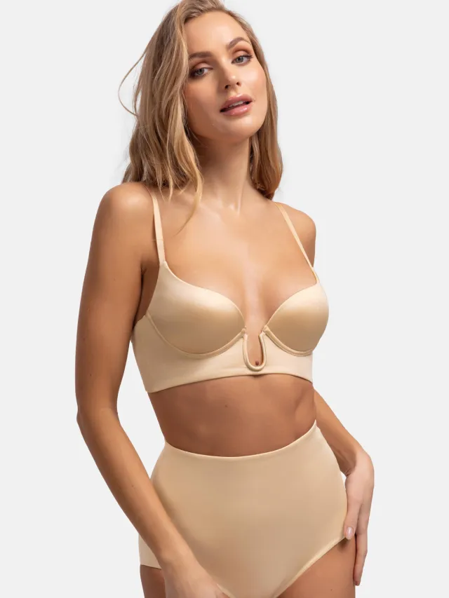 Dorina Sublime Sculpt laag uitgesneden voorgevormde bh beige