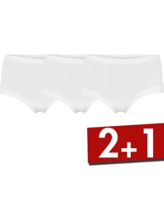 JBS of Denmark Maxi slips wit Zwart,Wit,Grijs