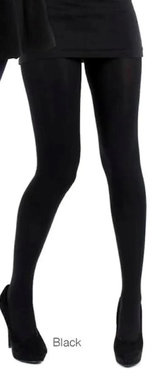 Pretty Polly Maillot - Panty - Velvet - Zachte Maillot - Dikke Panty - 120 Den. - 44/48 - Zwart