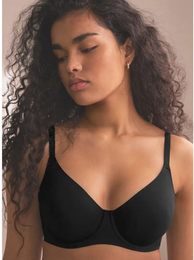 Next Dames - Forever Lite gladmakende beha - Zwart Black