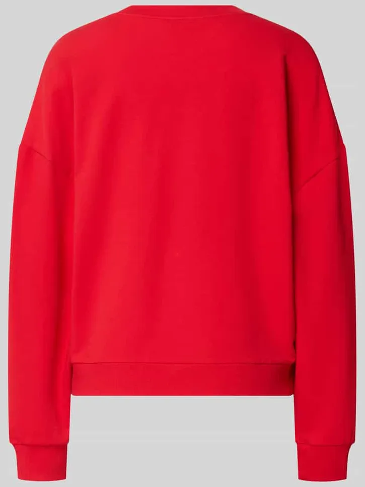 Mey regular fit sweatshirt met statementprint model 'Cozy Nights' rood, foto 2