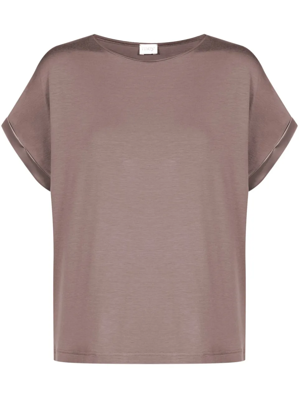 Mey T-shirt Serie Pure Chic Milk`n Coffee bruin, foto 3