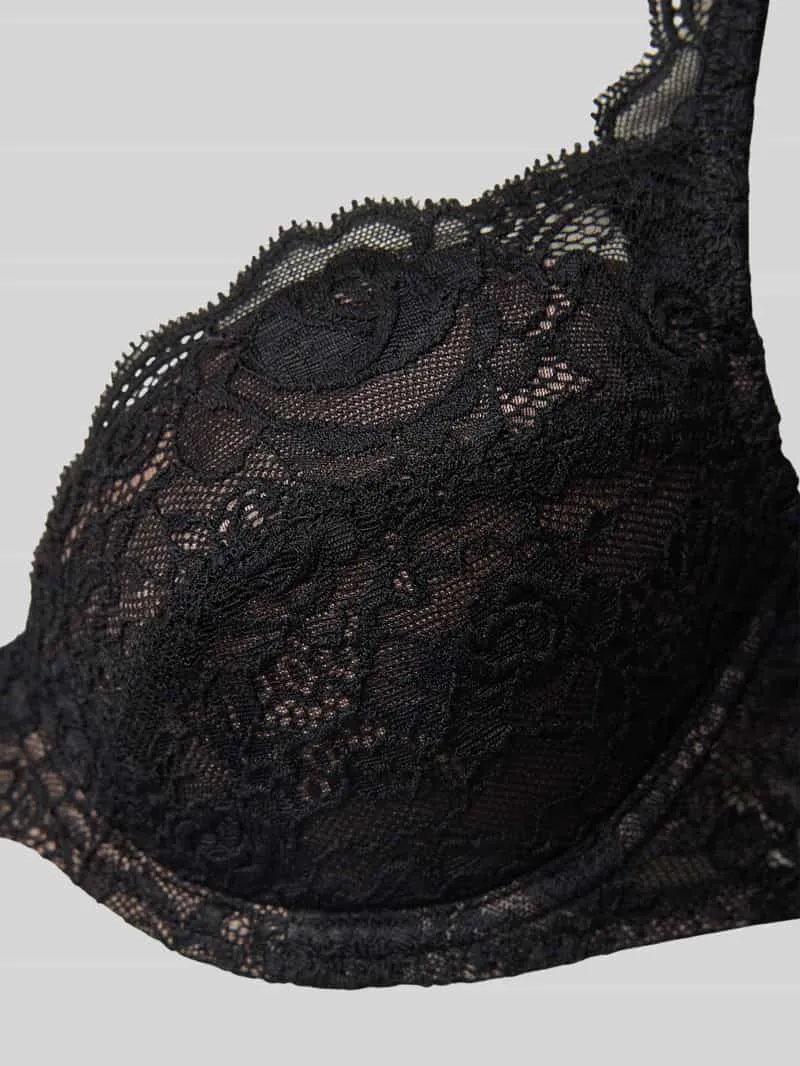 Marie Jo Push-up-bh van kant, model 'Cyrile' metallic zwart, foto 3