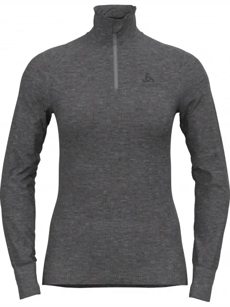 Odlo Top Turtle Neck half zip ondergoedshirt grijs