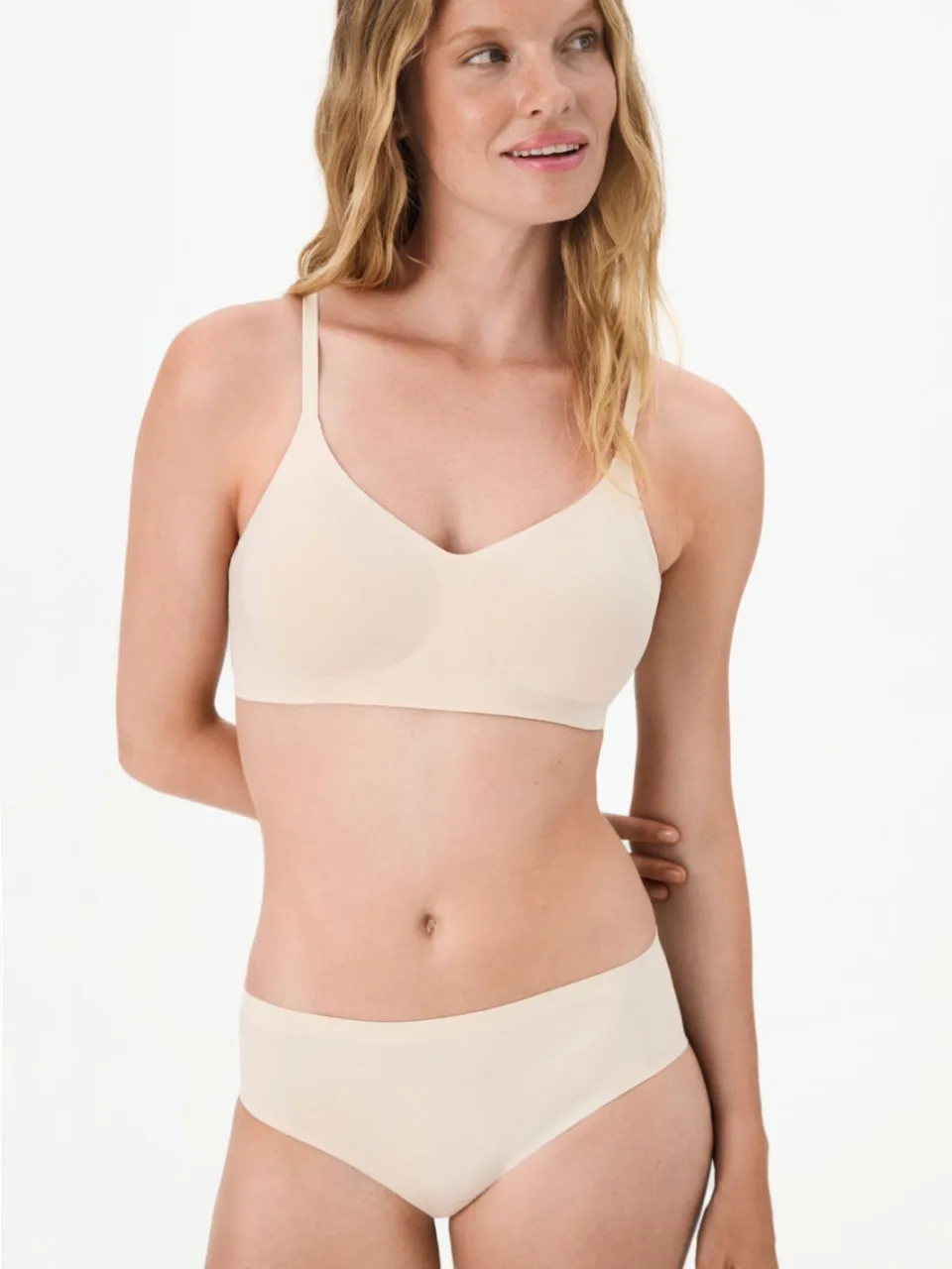 Penti Jersey Katoen-Lyocell Bralette Beige