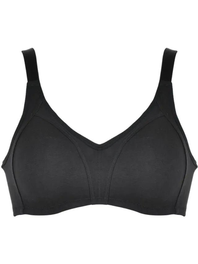Naturana naadloze soft BH zonder beugels maat 85B zwart