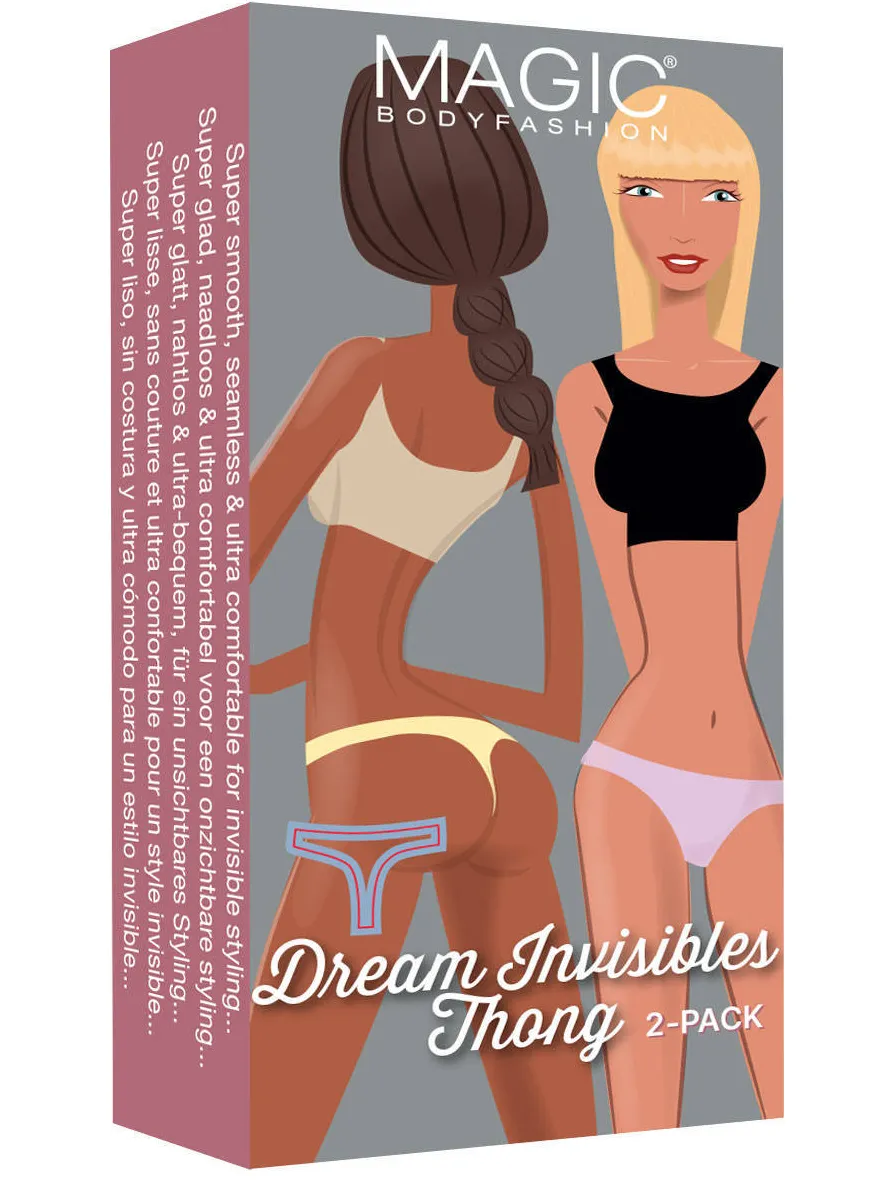 MAGIC Bodyfashion Dream Invisibles string zwart, foto 5