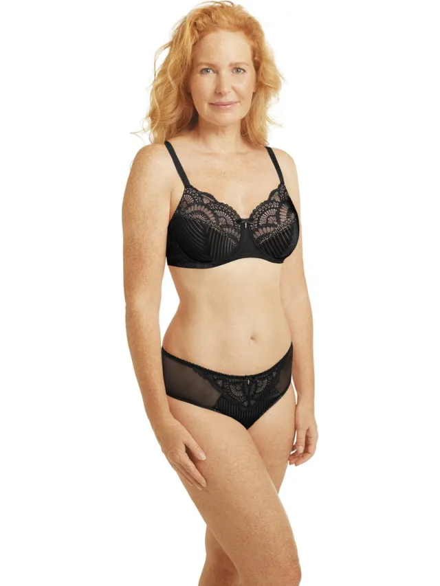 Amoena Prothese Bh Voorgevormd Zonder Beugel Karolina SBP Zwart - maat EU 95A / FR