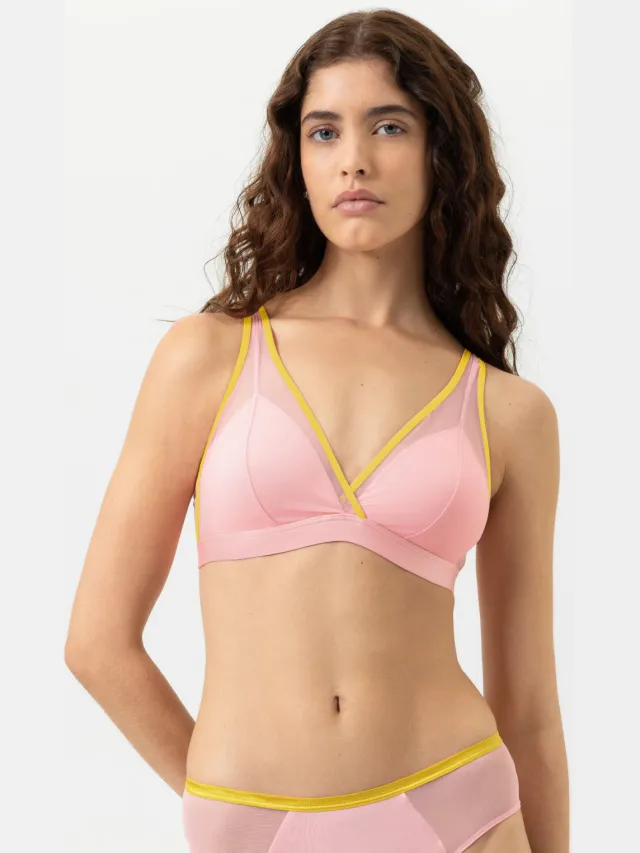 Mey Triangelbeha Serie Poetry Almost Sheer Pink Nectar roze
