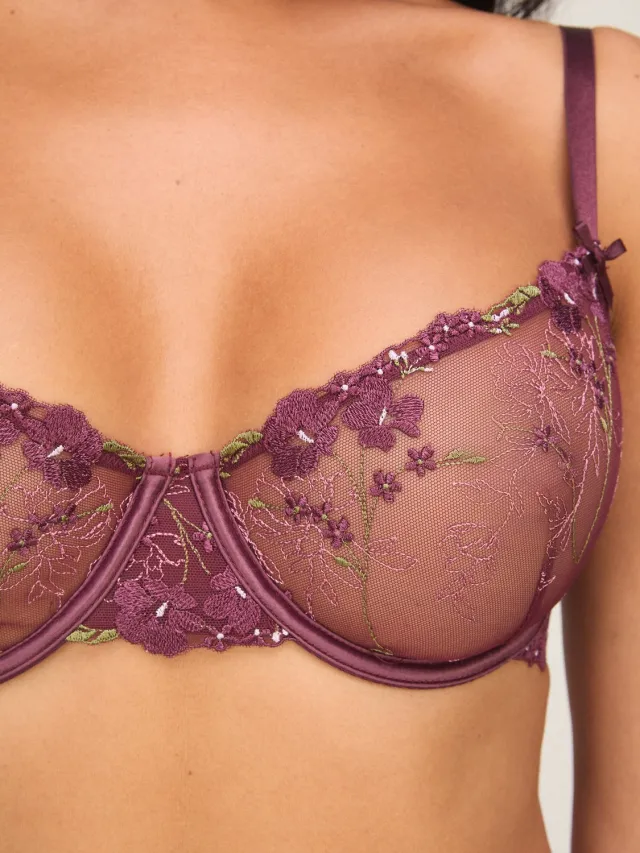 Hunkemöller Peonie Non-Padded Underwired Bra Paars