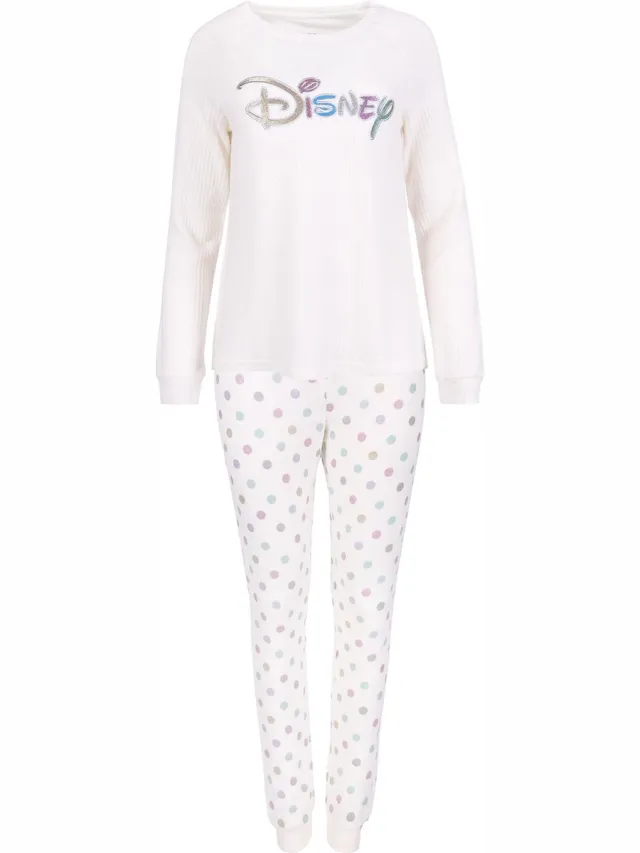 Disney Crèmekleurige Disney sweater pyjama met lange broek /