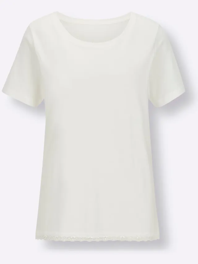 Pyjama-Shirt ecru, foto 2
