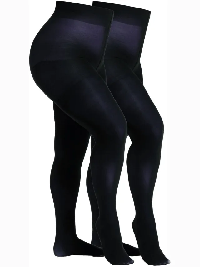 Camano , Tights Fijne panty Fijne panty Panty's, Curvy figuurcorrigerend Shaping-effect rondingen Plus-Size, 60 DEN ondoorzichtig semi-transparant, Dagelijks leven Vrije tijd Kantoor Office Evenement, comfortabel comfortabele tailleband. navy