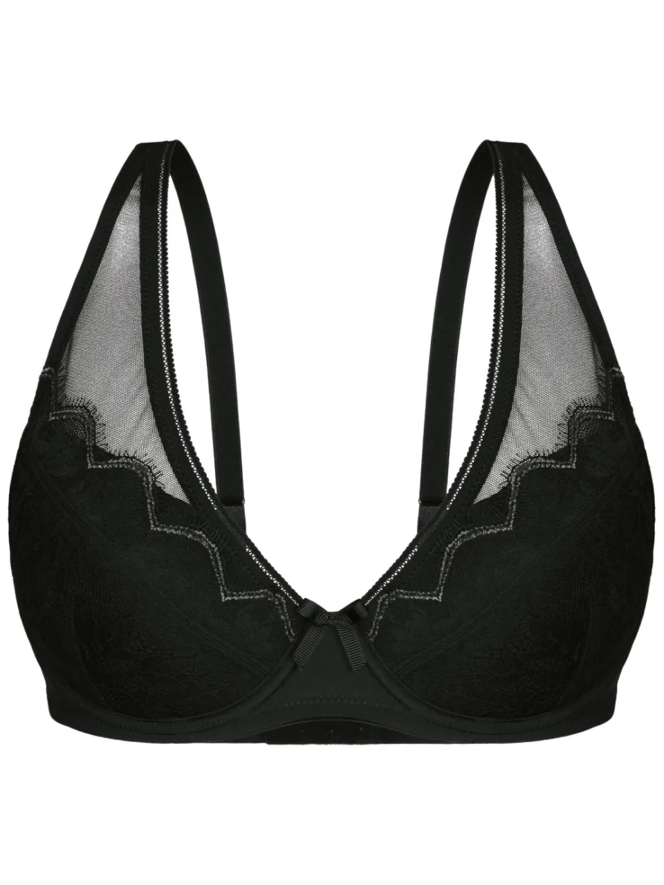 Sassa Mode Eyelash Lace voorgevormde beugel-bh zwart, foto 2