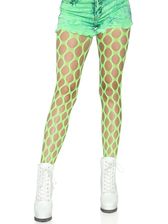 Leg Avenue Pothole Net Panty - Groen
