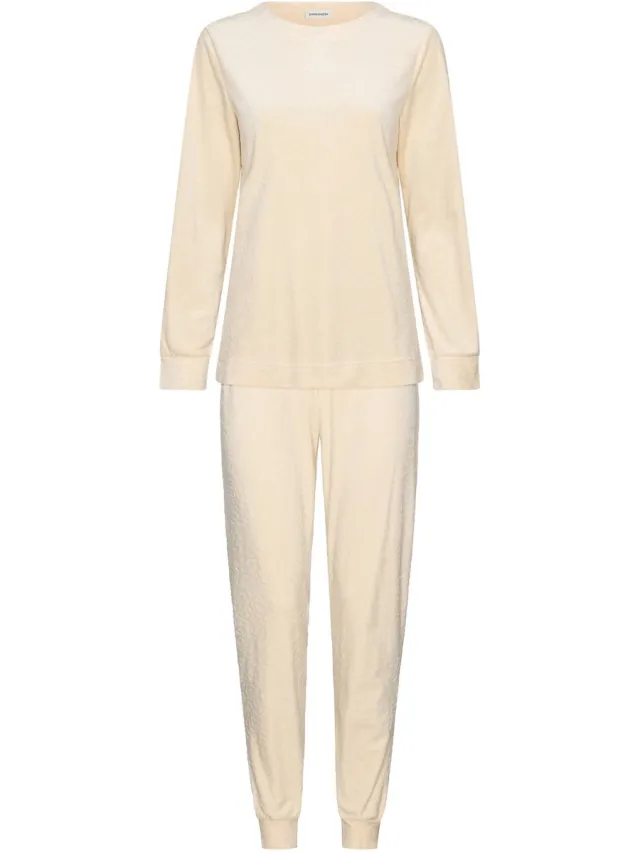Pastunette Softness - Pyjama - Velours Fleece - Creme