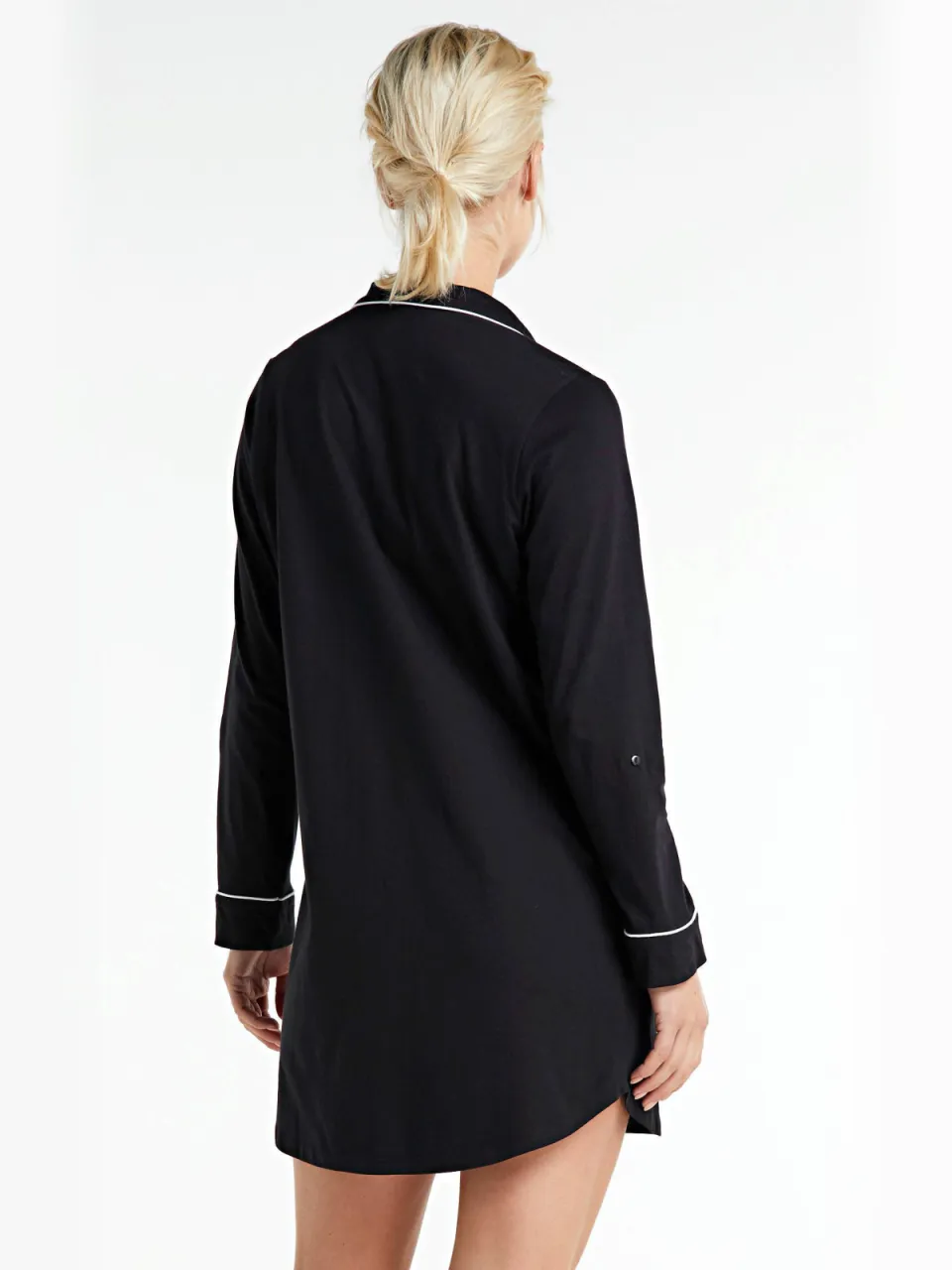 Dreamcovers jersey nachthemd zwart, foto 4