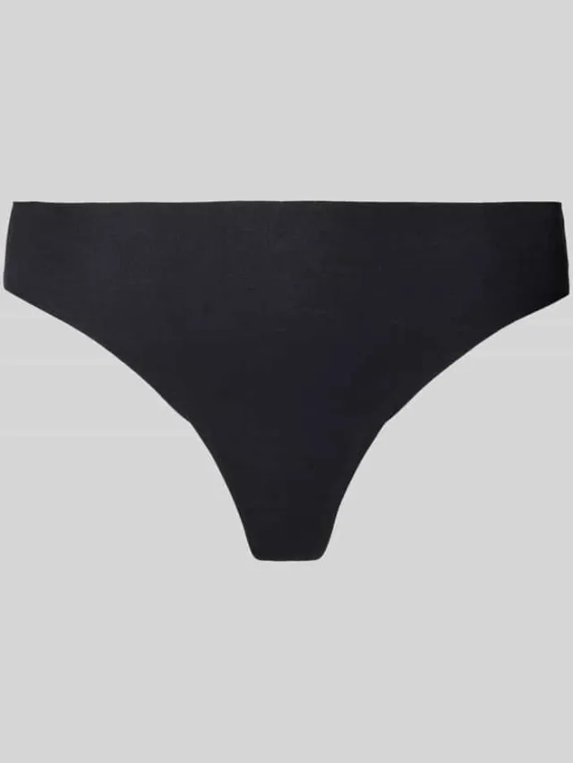 Hanro String met elastische band Zwart