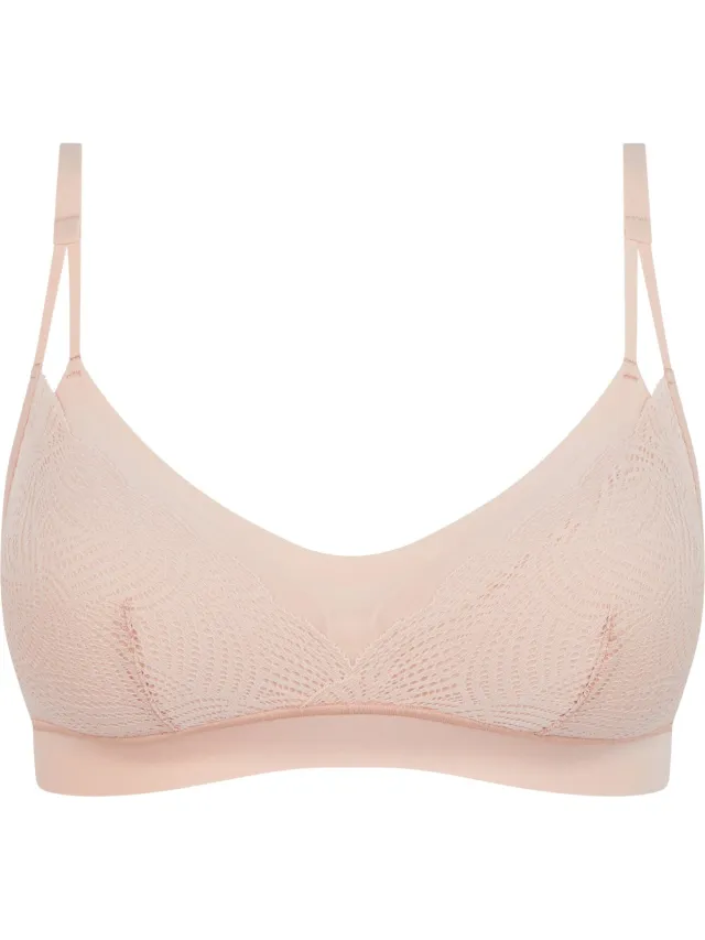 Chantelle SoftStretch - Kanten bralette - Golden Beige